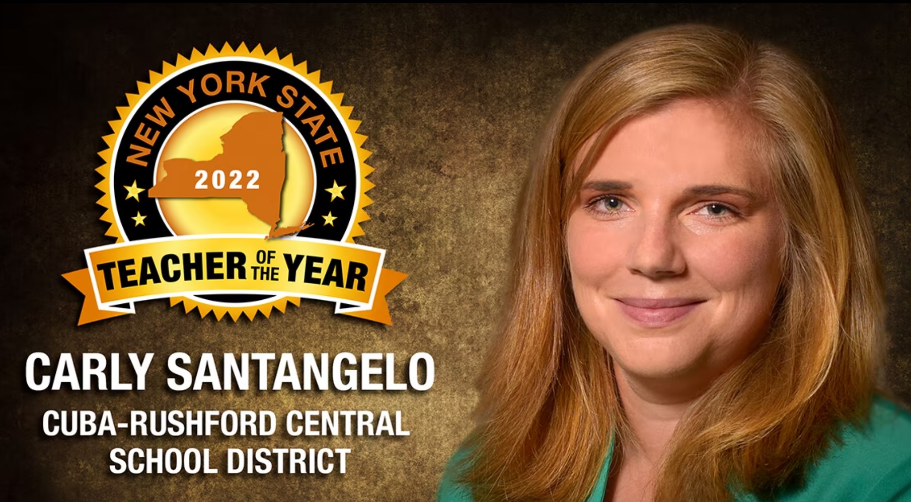 Image of Carly Santangelo, the 2022 New York State Teacher of the Year