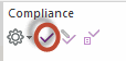 The Accessibility Check icon in the Compliance Panel.