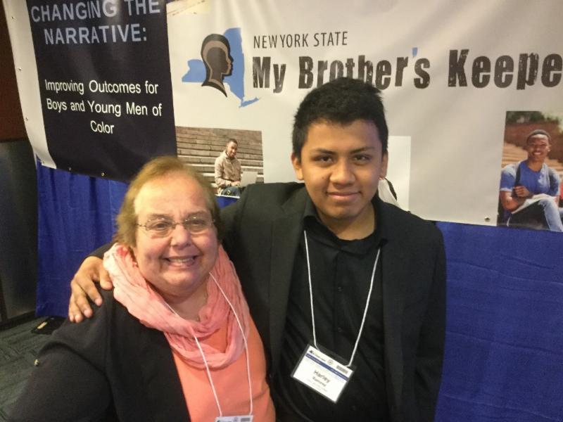 Harley Ramirez with Professor Fran Speilhagen Symposium 2018