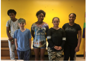 Middle and high school students participate in the Community Change Project at Benjamin Cosor Elementary School in Fallsburg Fallsburg Community