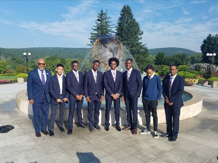 Regent Young with MBK Fellows Regent Young with MBK Fellows