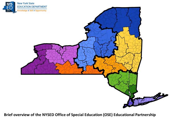 Brief overview of the NYSED Office of Special Education (OSE) Educational Partnership