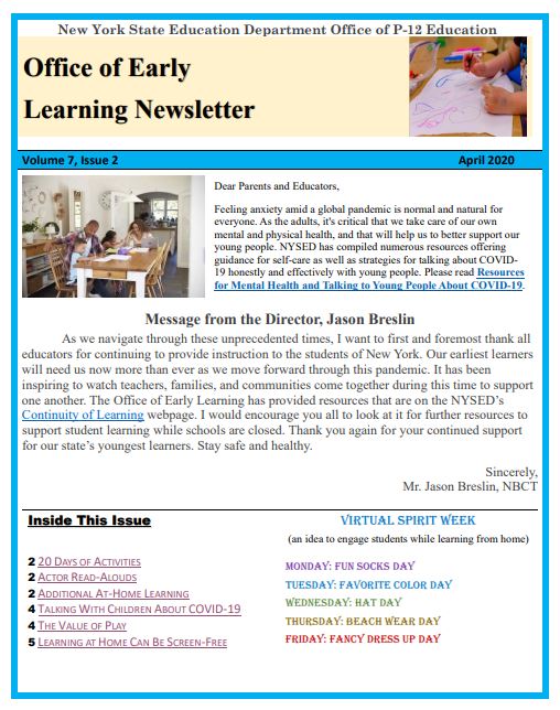 OEL April 2020 Newsletter Page Image OEL April 2020 Newsletter Page Image