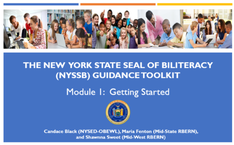 New York State Seal of Biliteracy Guidance Toolkit New York State Seal of Biliteracy Guidance Toolkit