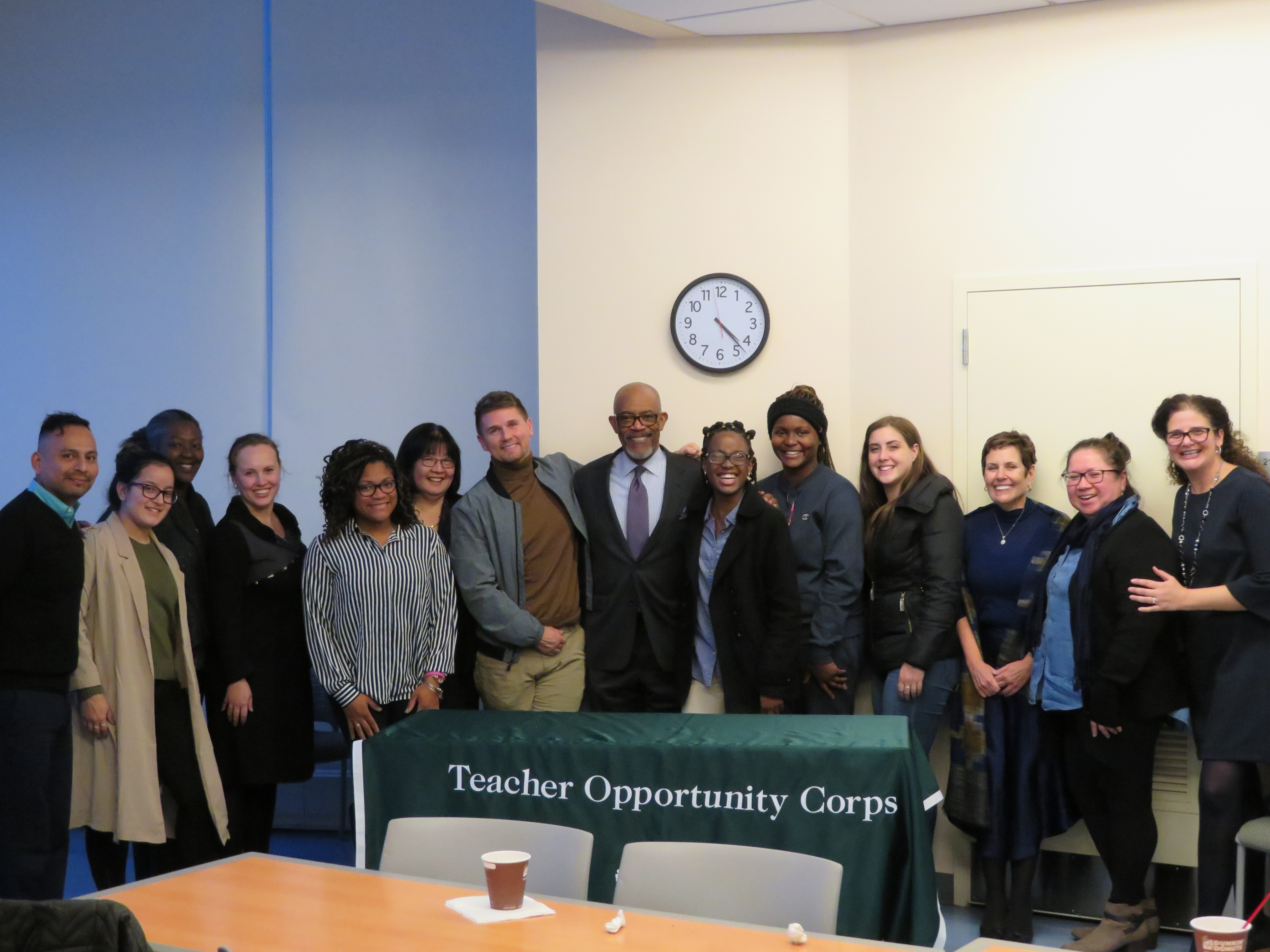 Regent Young vists with educators and students at SUNY Old Westbury