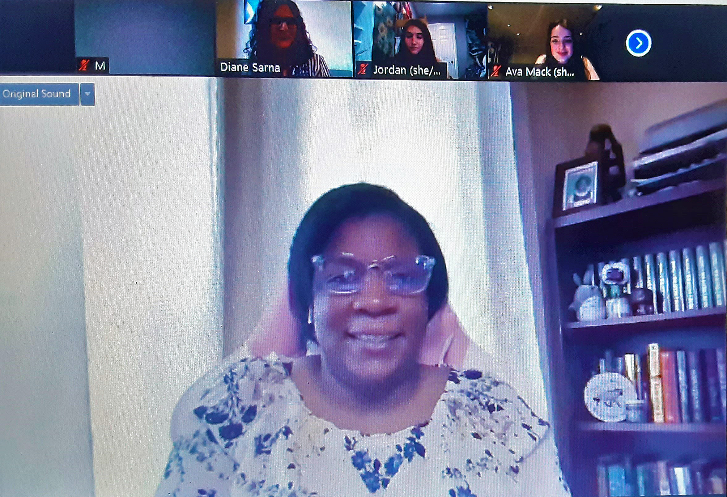 Author Rosie Brown leads a workshop Author Rosie Brown leads a workshop