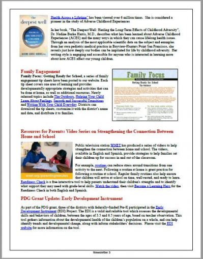 OEL October 2019 Newsletter Page Image