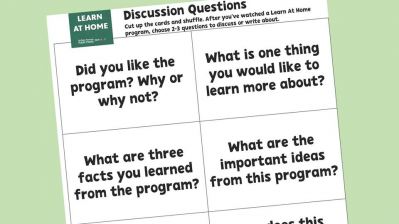 PBS Learn at Home Grades 4-12 Sample Discussion Questions