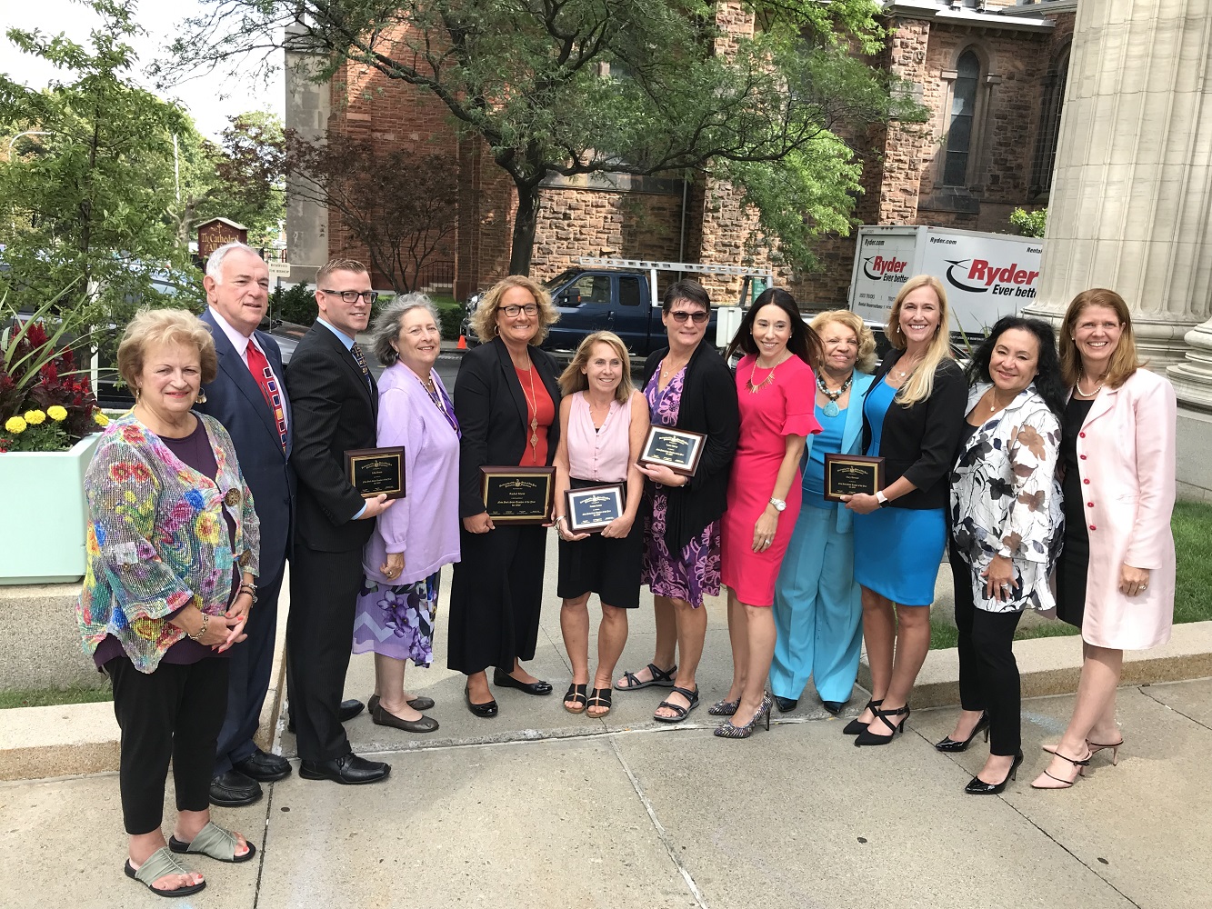 Rachel Murat NYS 2020 Teacher of the Year 2020 STOY photo with group