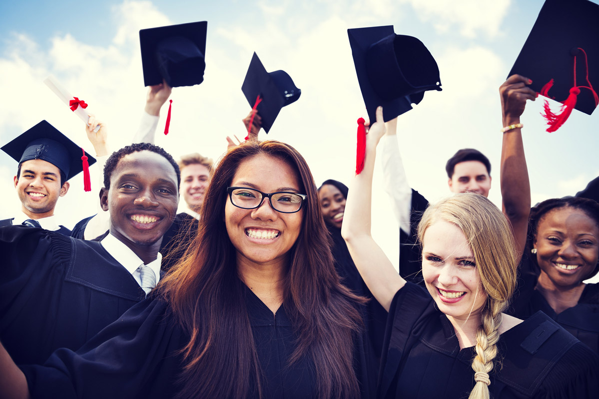 Group of graduating students