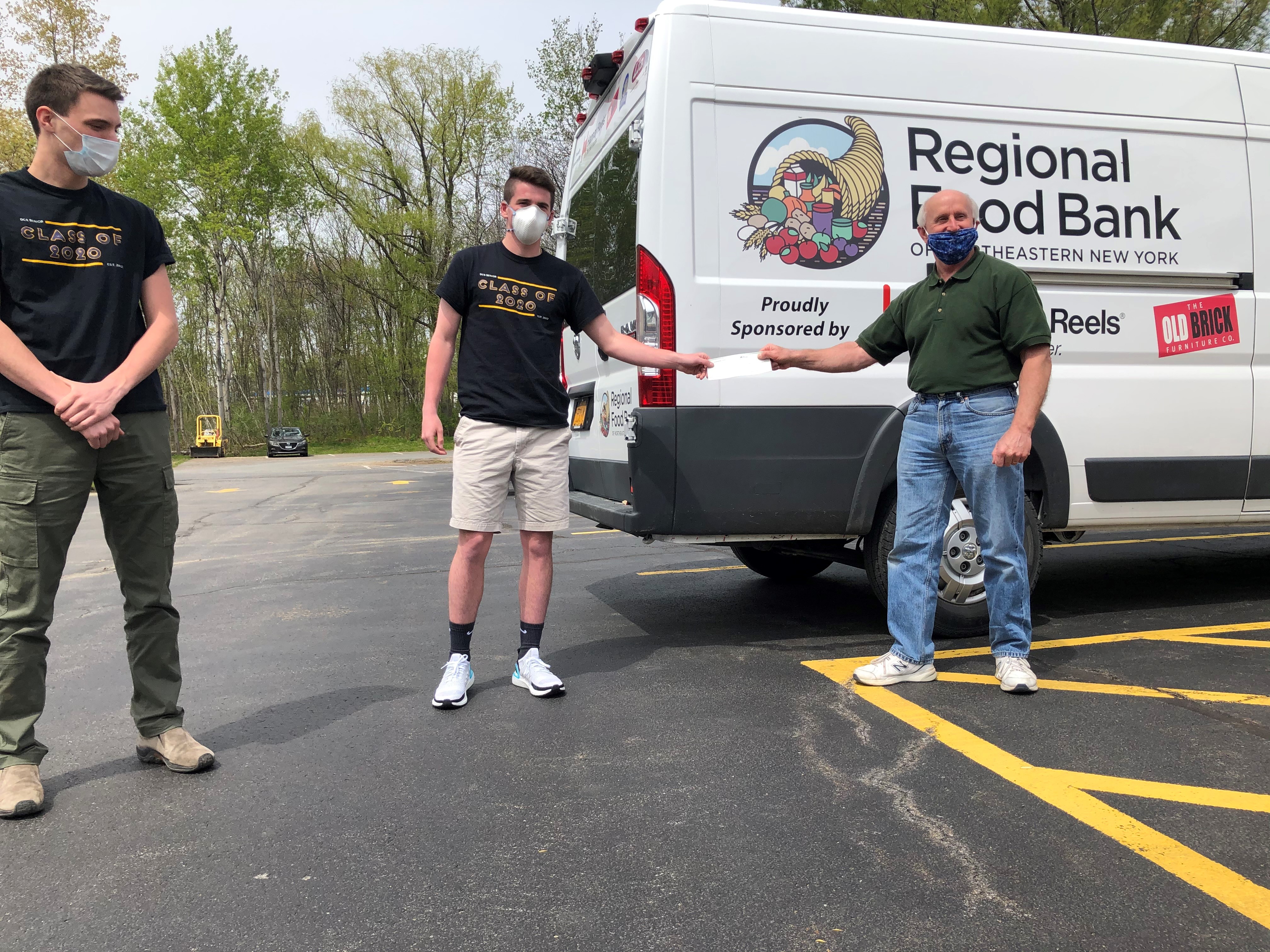 Duanesburg High School Senior Class Donates to Regional Food Bank