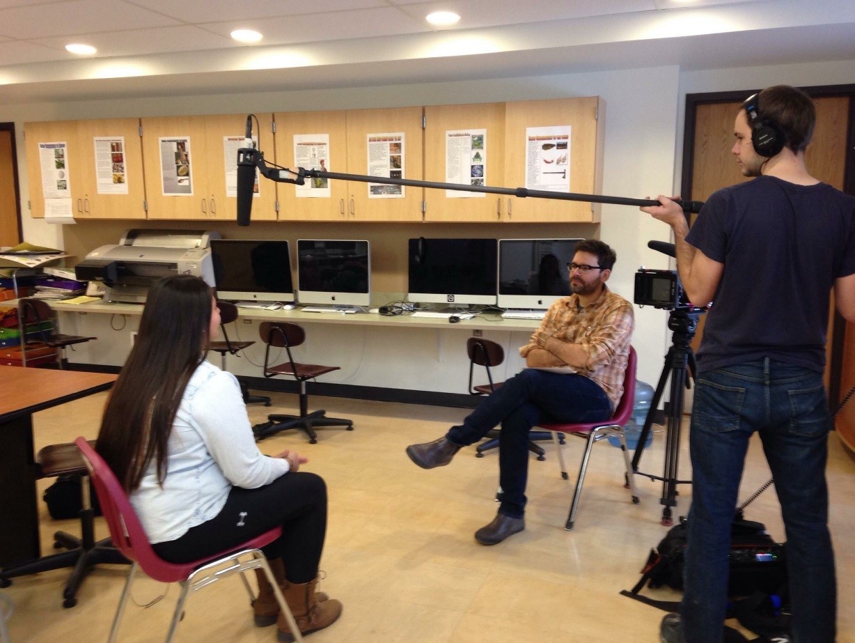 Guest Filmmakers from Flat Bush Pictures filming Keepers of the Game