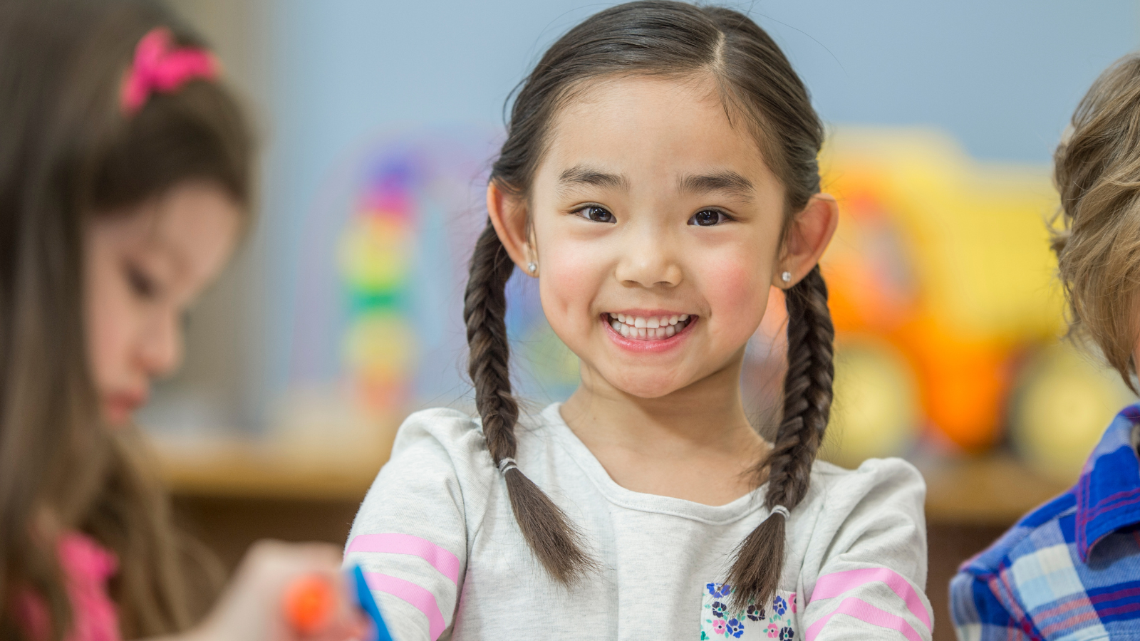 young student in classroom