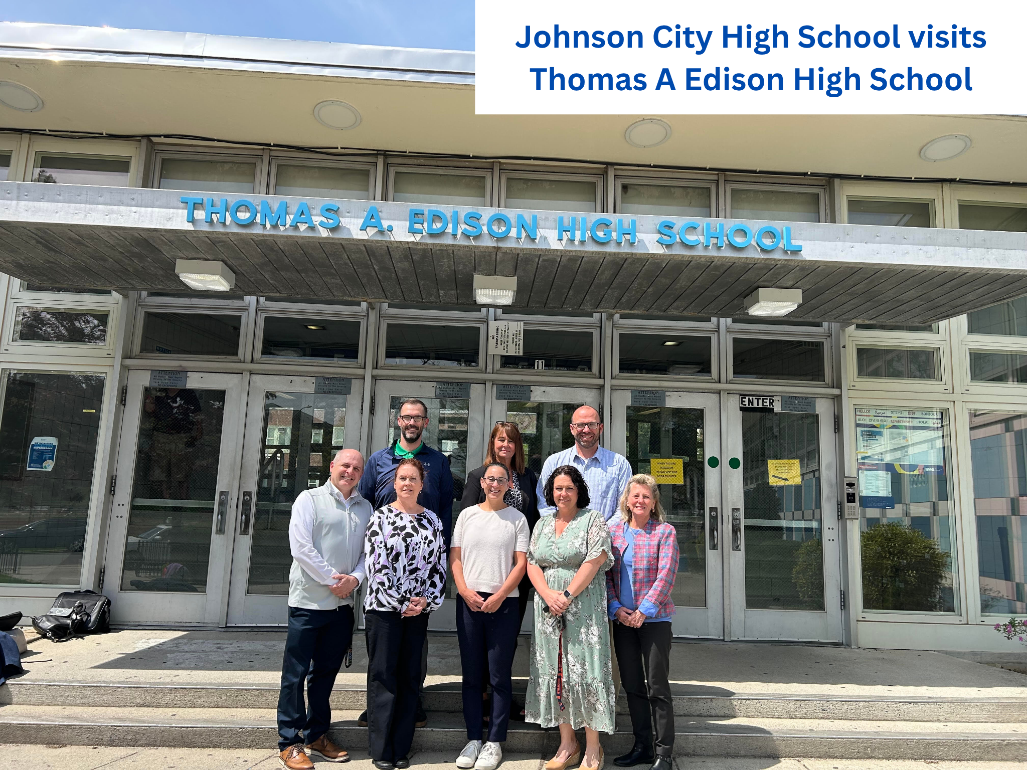 Johnson City High School visits Thomas A. Edison High School