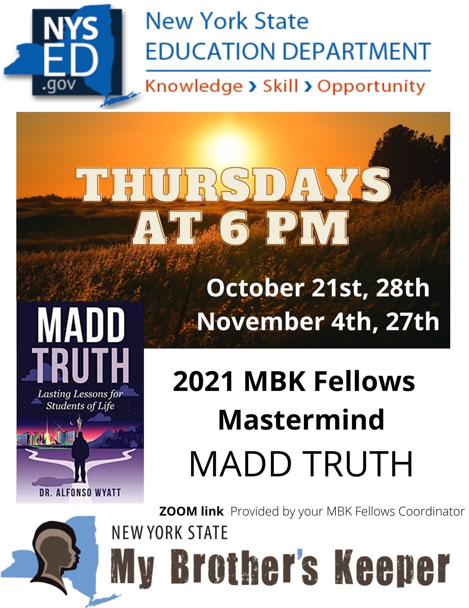 Madd Truth mastermind book study flyer