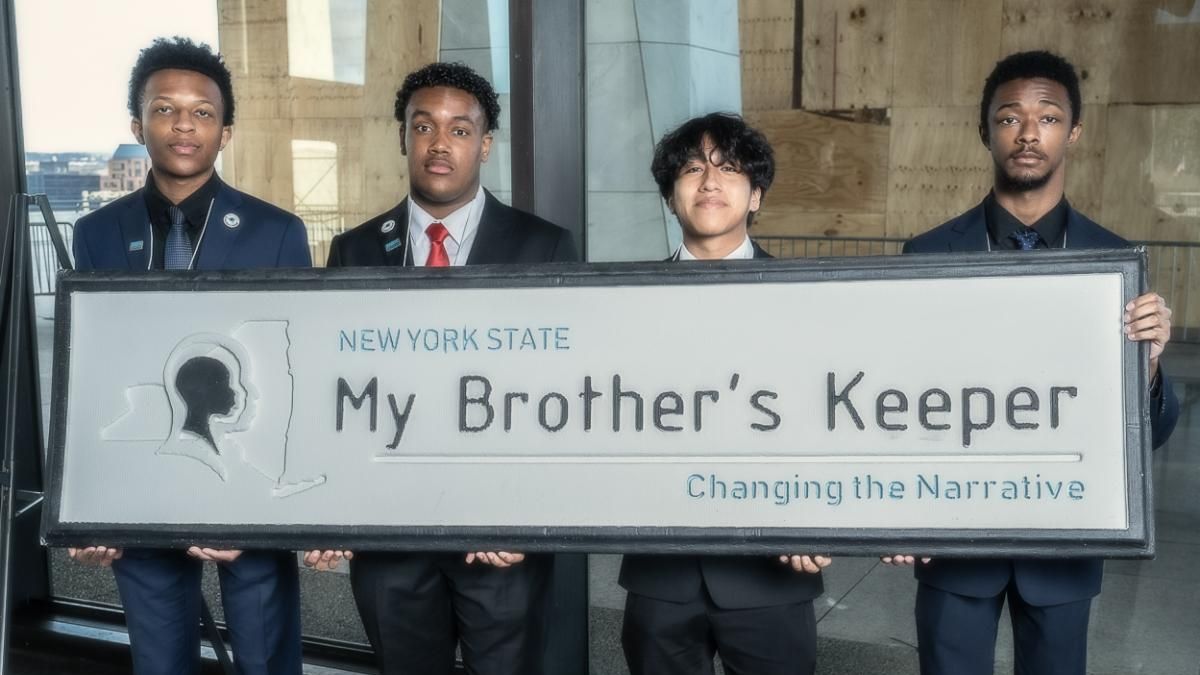 NYS MBK Fellows at the 2024 Stand and Deliver program