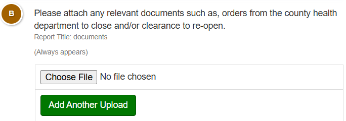 Question 3B of the Report of School Re-Opening