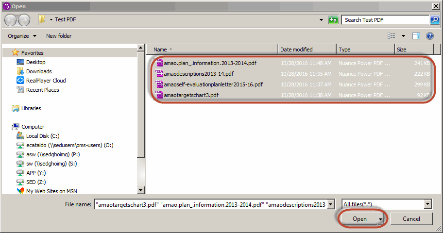 This window id showing the PDF files that we want to open in the software.
