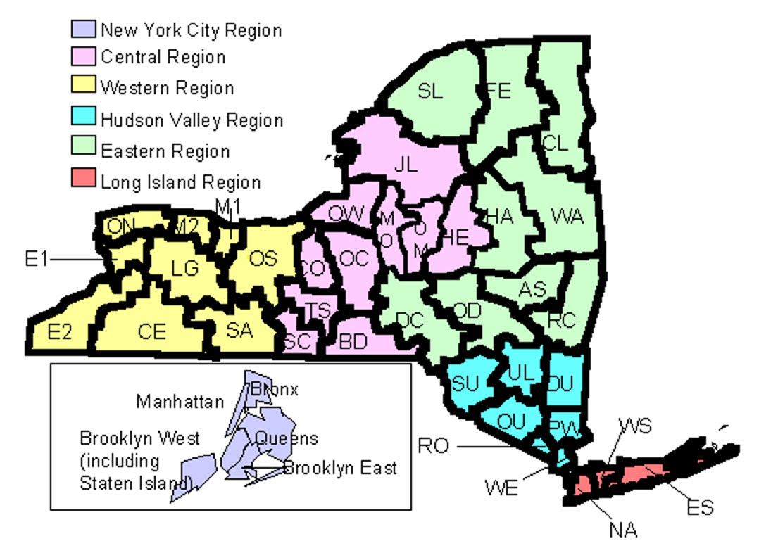 Special Education Quality Assurance Map Regions