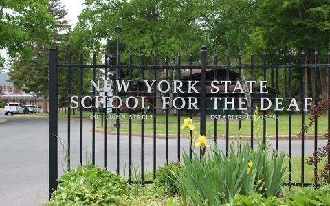 New York State School for the Deaf Front Gate