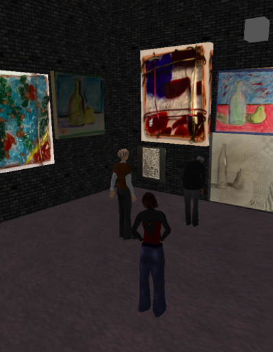 Digital Art Museum Exhibit