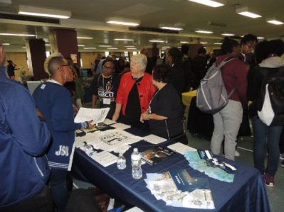Students and families participate in NAACP college fair