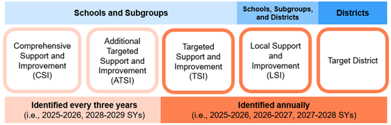 Graphic organizer for NYSED accountability support models